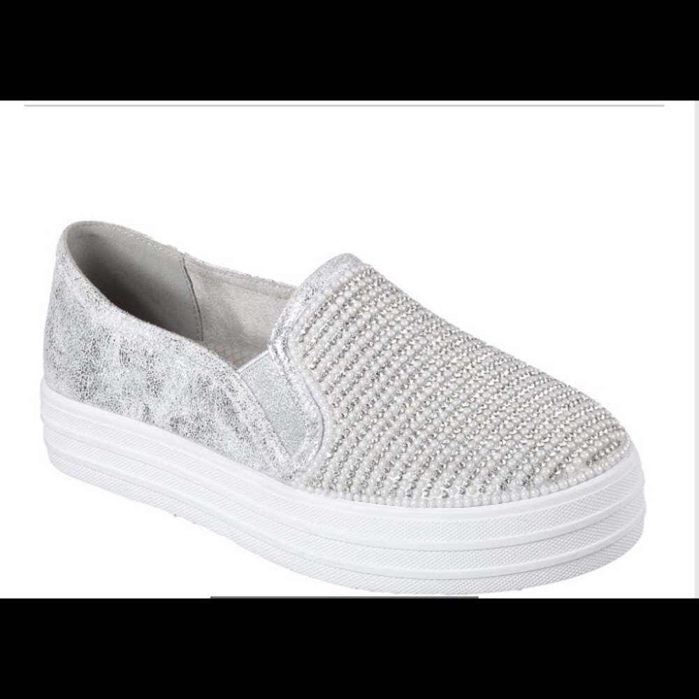 Shiny dancer sketcher slip on